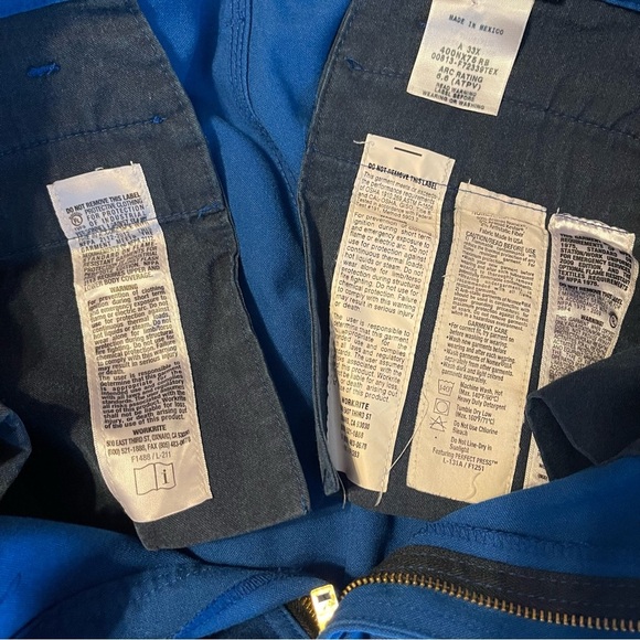 Workrite 2112 Nomex HRC1 Vibrant Blue Work Pants Size33” - Picture 8 of 9